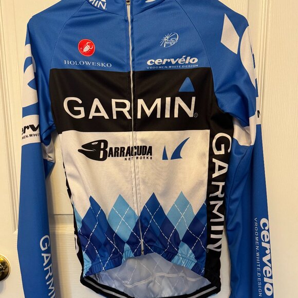 Castelli Garmin Long Sleeve Cycling Jersey - Picture 1 of 3